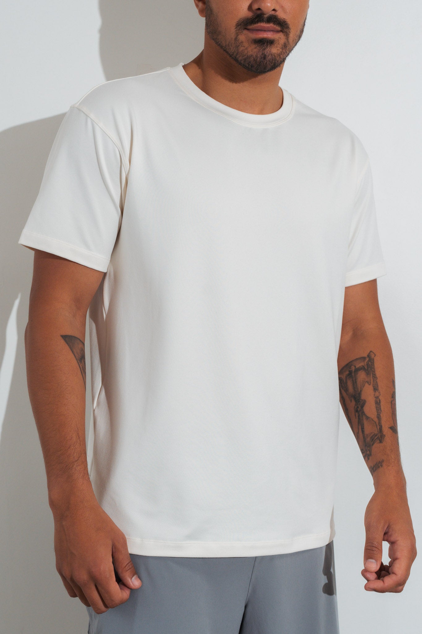 Vitality Motive Men's Crew Tee - Oat