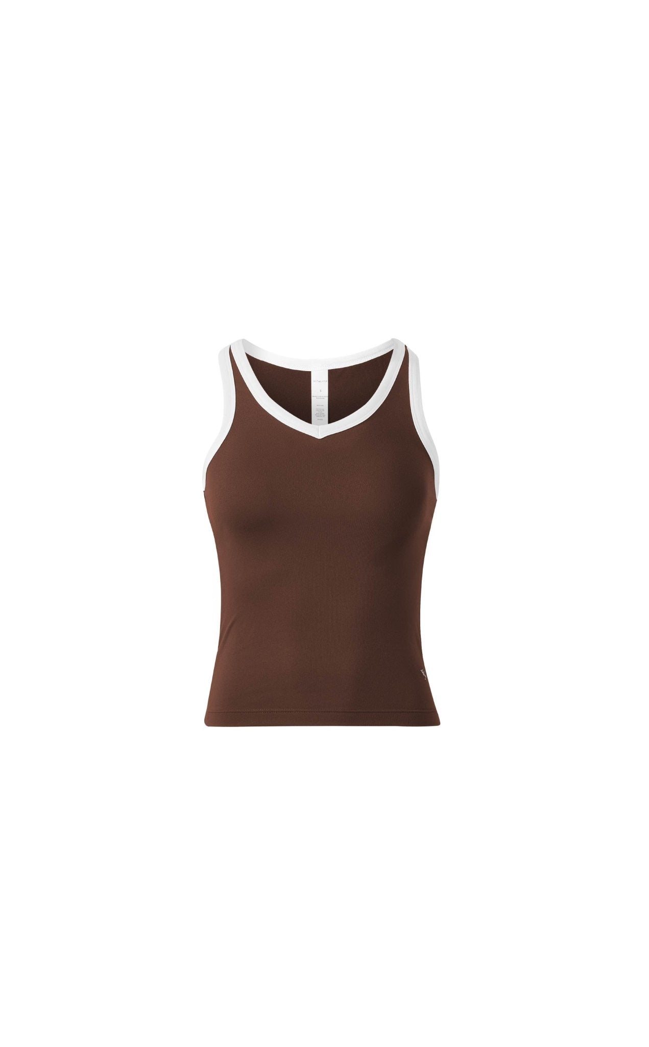 Vitality Motive Racer Tank - Toffee Contrast
