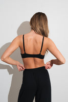 Vitality Float V Bralette - Midnight