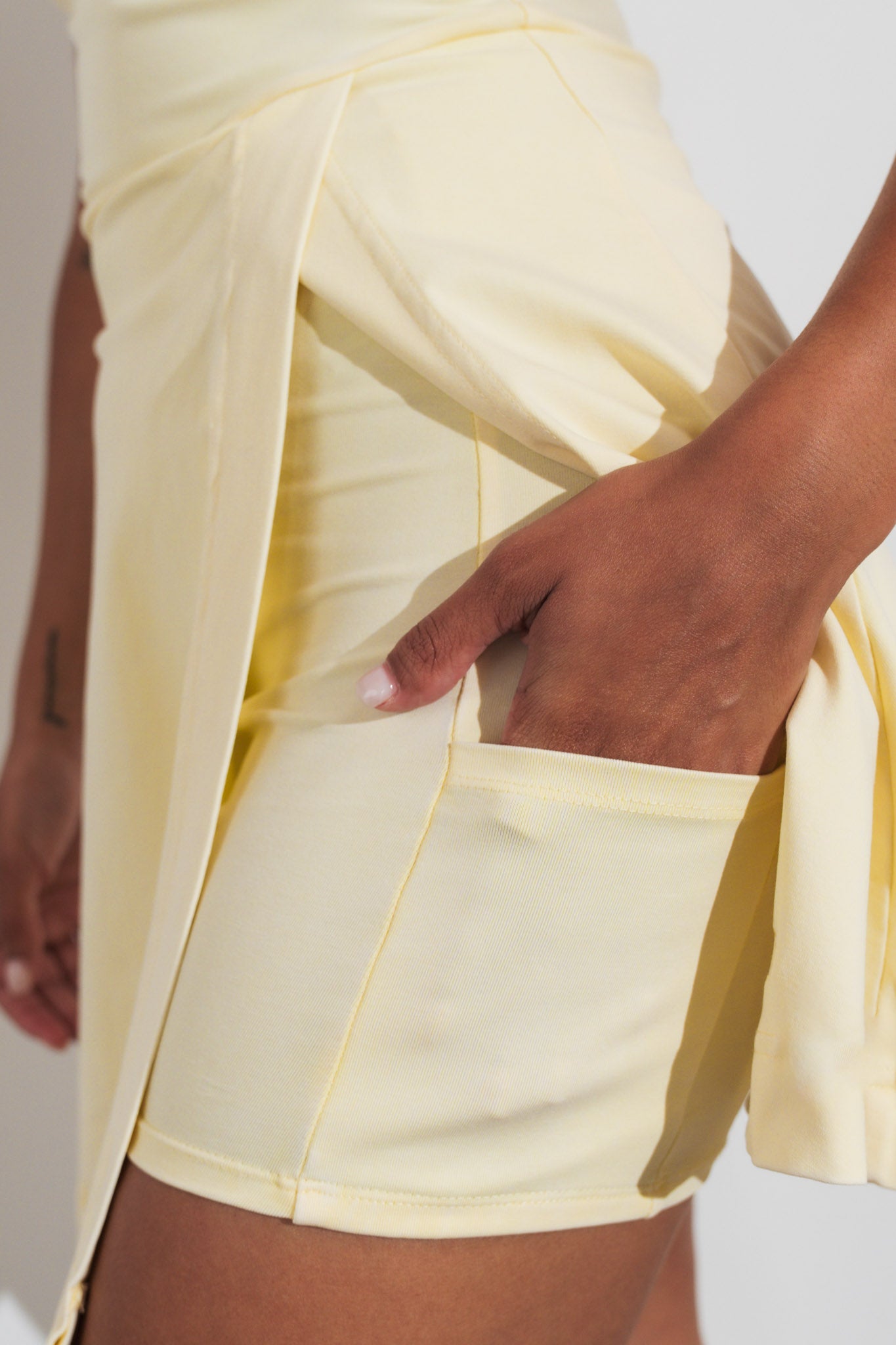 Vitality Essence Wrap Dress - Butter