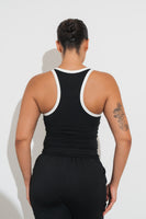 Vitality Motive Racer Tank - Midnight Contrast