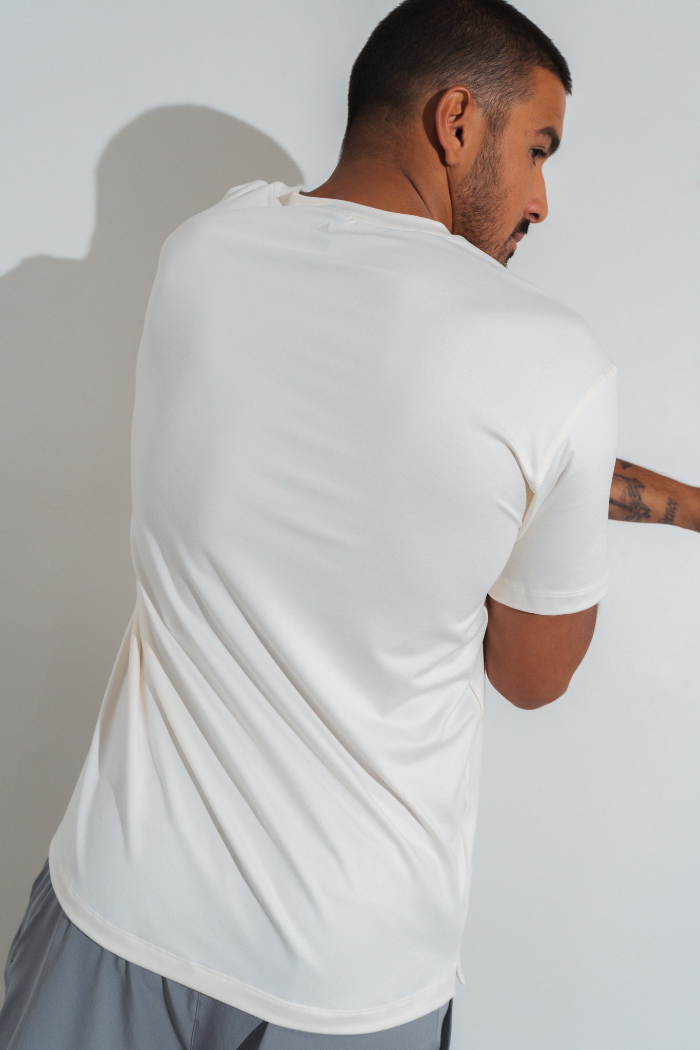 Vitality Motive Men's Crew Tee - Oat