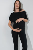 Vitality Vital® Off Shoulder Tee - Midnight