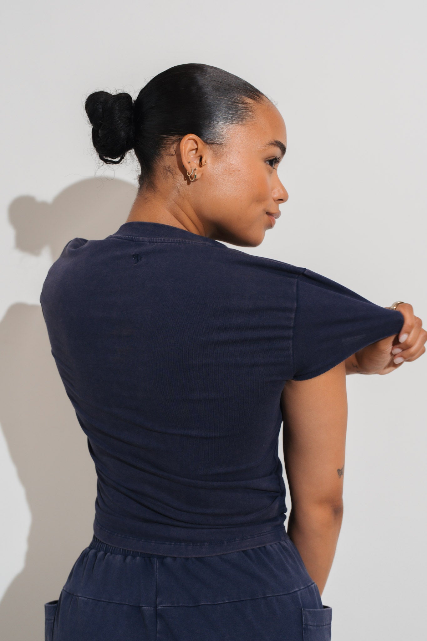 Vitality Essence Scrunch Tee - Oxford