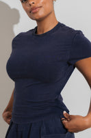 Vitality Essence Scrunch Tee - Oxford