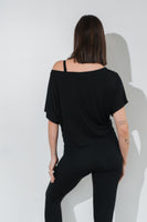 Vitality Vital® Off Shoulder Tee - Midnight