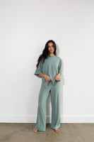 Vitality Vital® Wide Leg Pant - Thyme