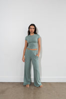 Vitality Vital® Wide Leg Pant - Thyme