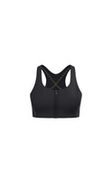 Vitality Activate® Zip Bra - Midnight Lime Contrast