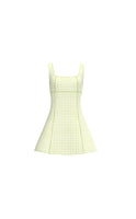 Cloud II™ Babydoll Dress - Pear Gingham