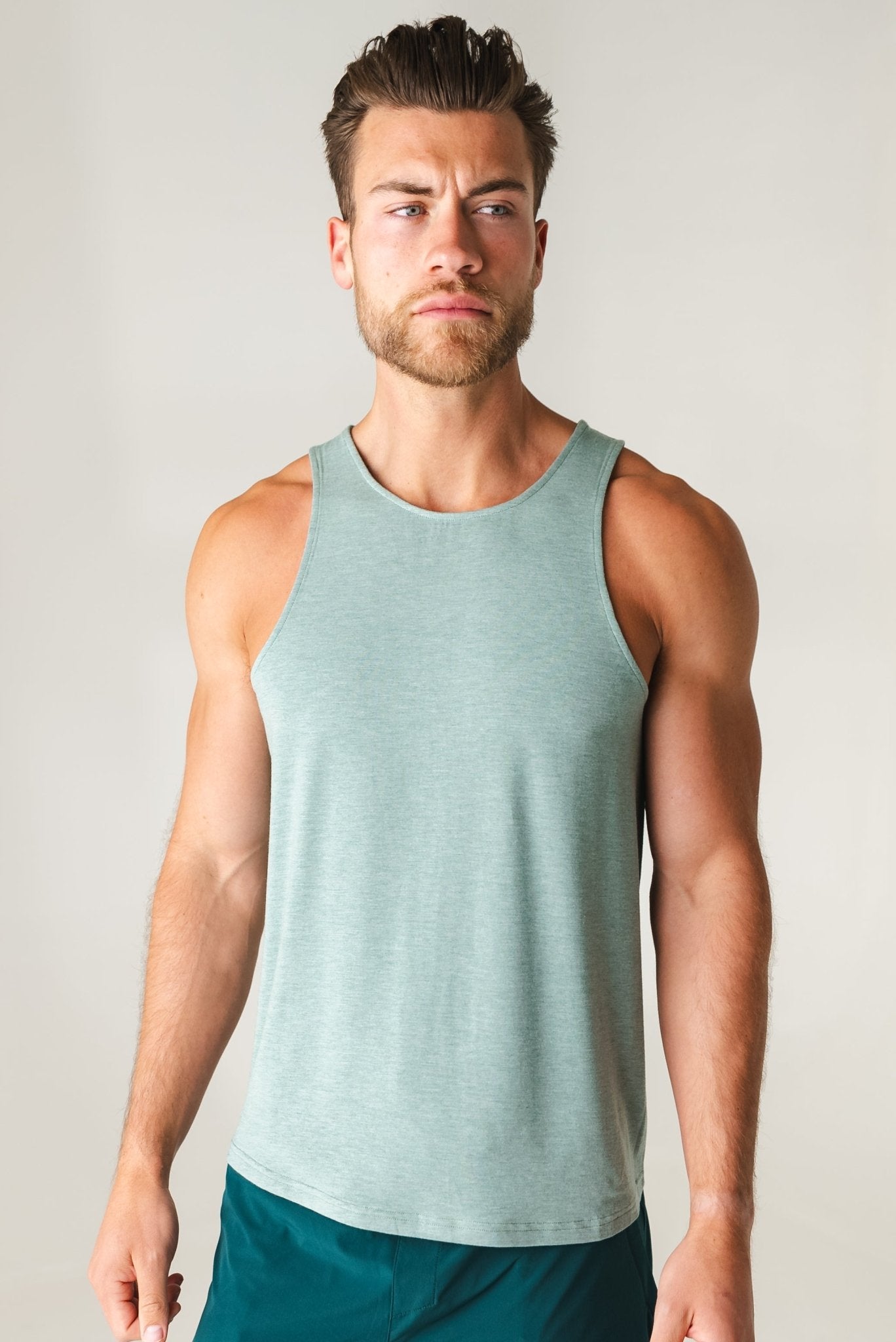 Vitality Vital® Men's Tank - Eucalyptus Marl