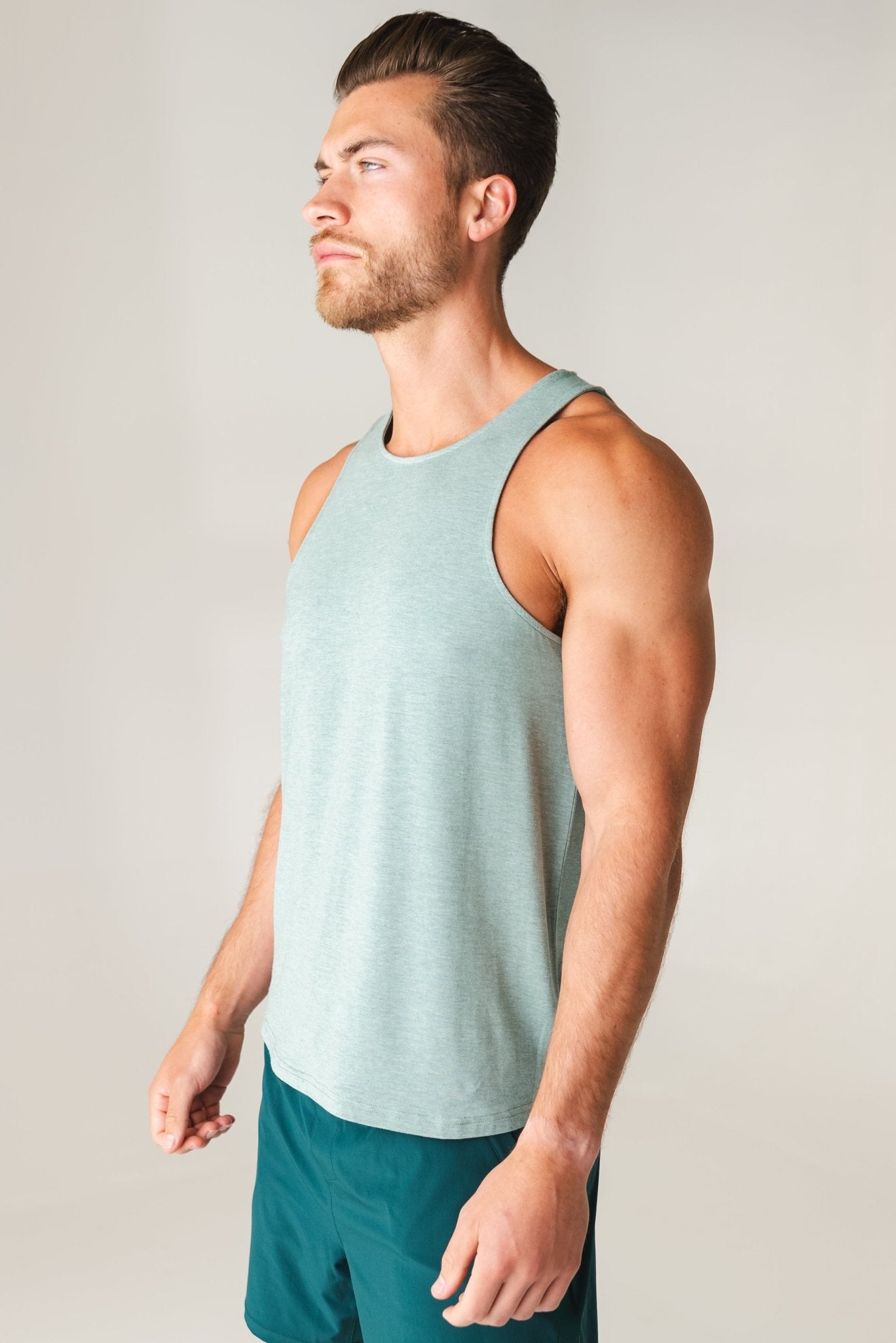 Vitality Vital® Men's Tank - Eucalyptus Marl