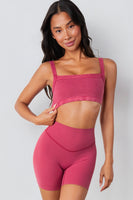 Cloud II™ Square Bra - Passionfruit Washed