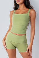 Cloud II™ Square Tank - Palm Leaf Washed
