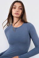 Vitality Basis® Crew Long Sleeve - Overcast