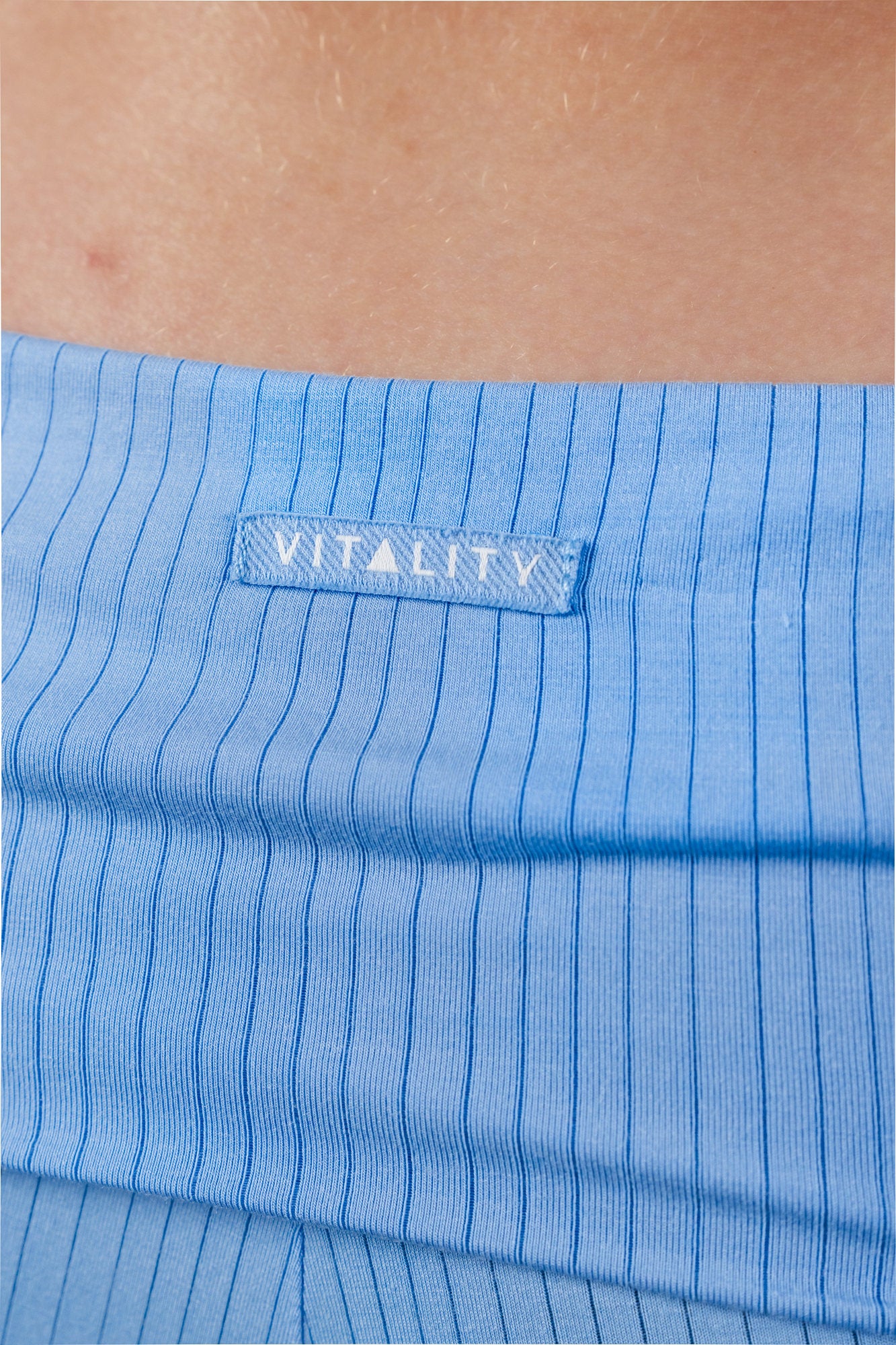 Vitality Float Rib Foldover Pant - Sky