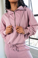 Vitality Remedy® Half Zip - Thistle Washed