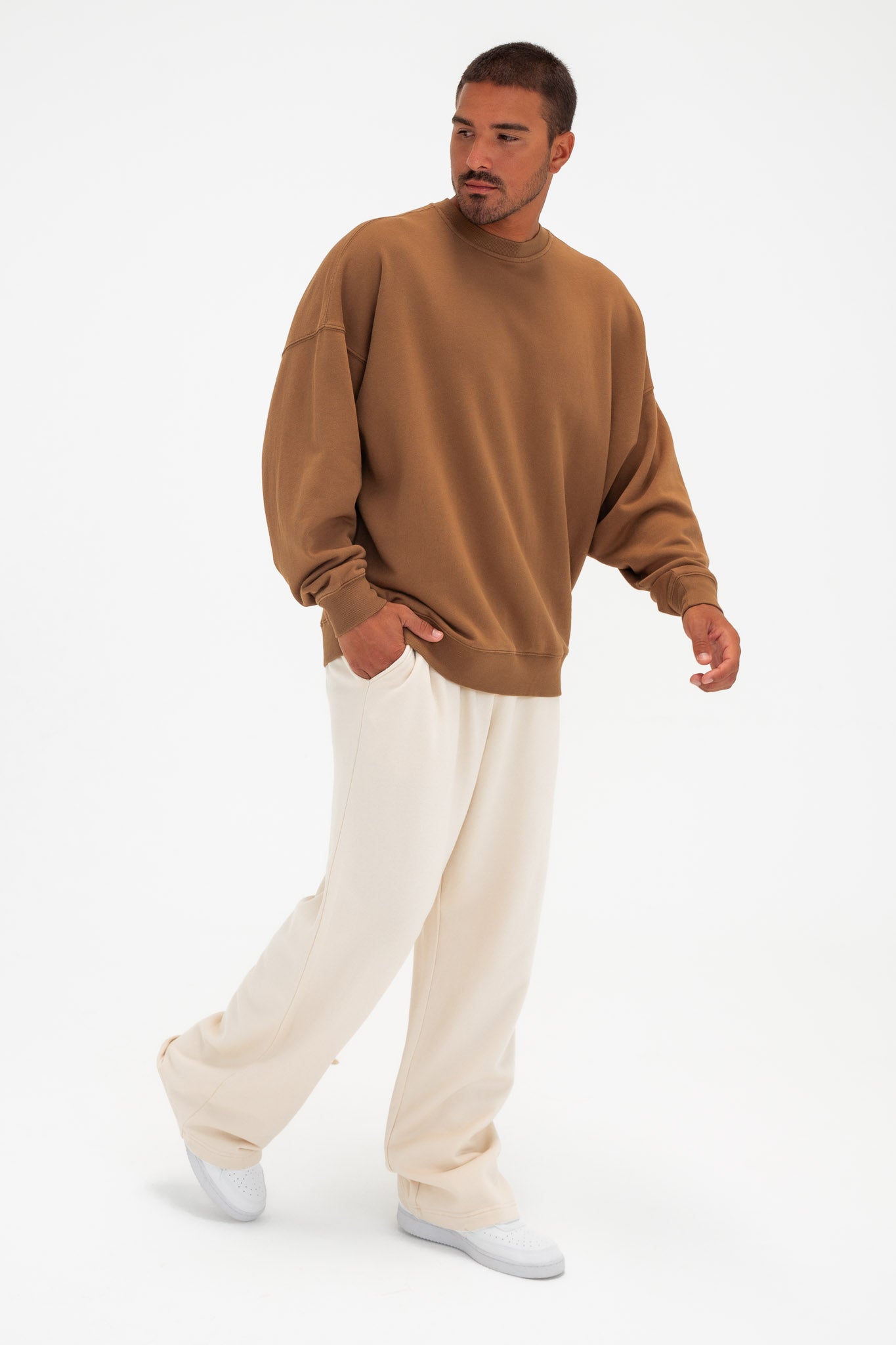 Vitality Homebody® Men's Crew Top - Crocodile Washed