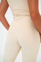 Cloud II™ Rib Cinch Wide Leg Trouser - Ivory