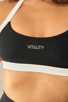Cloud II™ Mini Halter Bra - Midnight Contrast