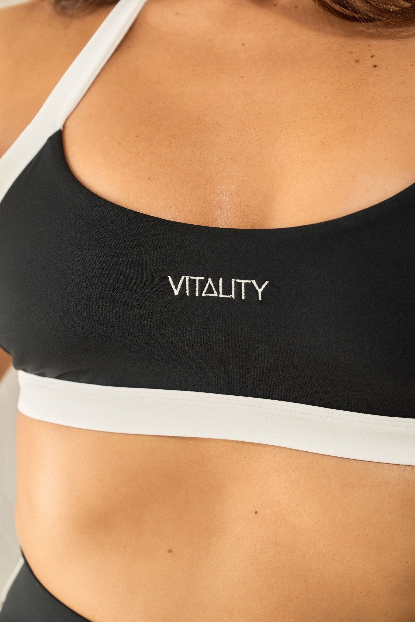 Cloud II™ Mini Halter Bra - Midnight Contrast