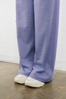 Vitality Microstripe Foldover Pant - Bluebird Microstripe