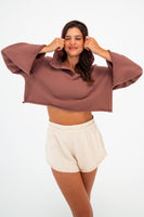 Vitality Homebody® Dolphin Short - Ivory Washed