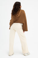 Vitality Homebody® Wide Leg Trouser - Ivory Washed
