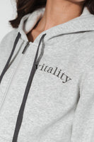 Vitality Cozy® Women's Zip - Stone Marl
