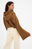 Vitality Homebody® Bell Sleeve Hoodie - Crocodile Washed