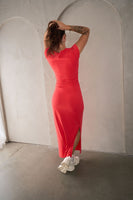 Cloud II™ Maxi Tee Dress - Hot Pepper