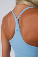 Vitality Daydream® Babydoll Tank - Clearwater Heather