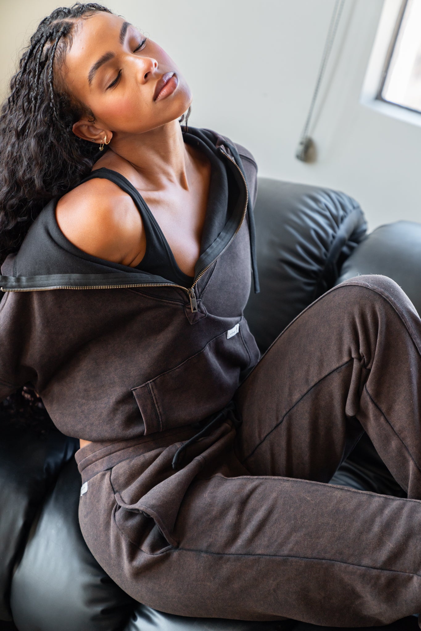 Vitality Remedy® Half Zip - Midnight Washed
