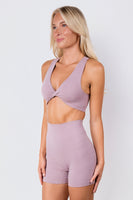 Vitality Daydream® Twisted Bra - Wisteria Heather
