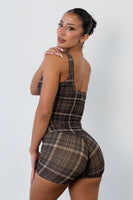 Cloud II™ Volley Short - Espresso Plaid