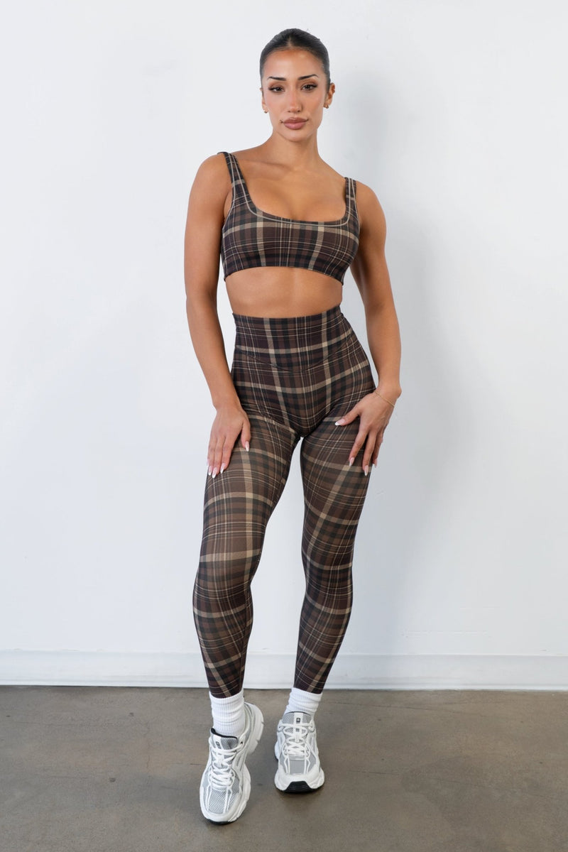 Cloud II™ Pant - Espresso Plaid – Vitality Athletic Apparel