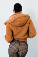 Vitality Teddy Bomber Jacket - Caramel