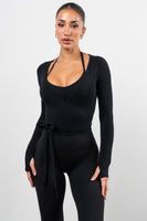 Vitality Basis® Wrap Top - Midnight