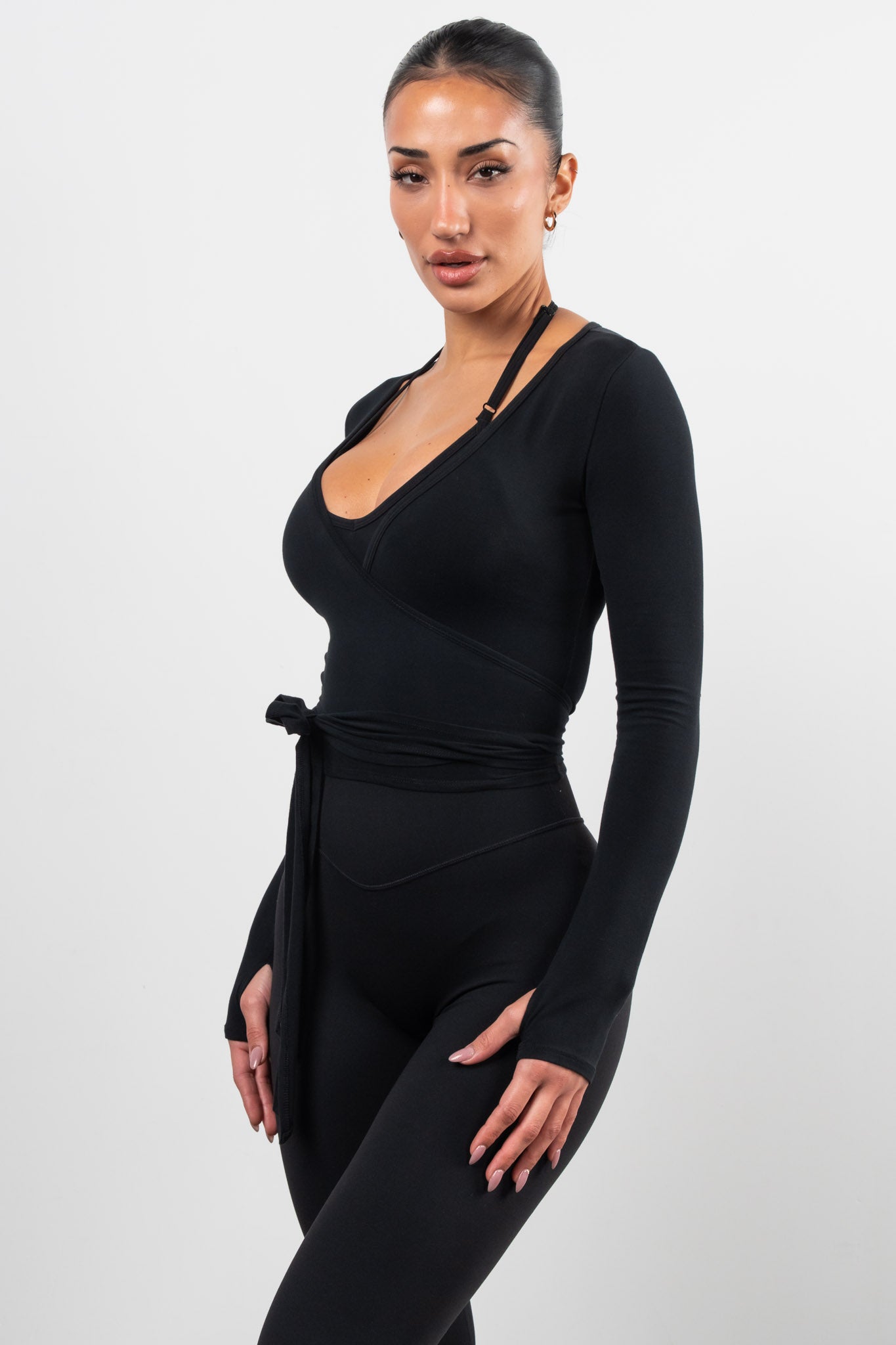 Vitality Basis® Wrap Top - Midnight