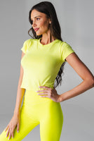 Vitality Energy® Crew Tee - Neon Yellow