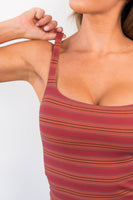 Cloud II™ Classic Tank - Cinnamon Stripe