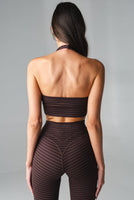 Vitality Pulse® Halter Bra - Chocolate Bar