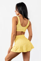 Cloud II™ Flutter Skort - Sunny Microfloral