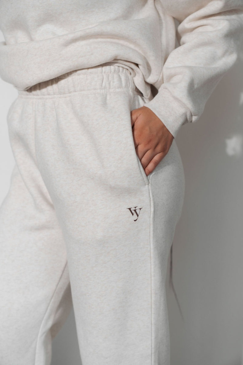 Vitality Cozy® Uni Jogger - Oat Marl - Varsity