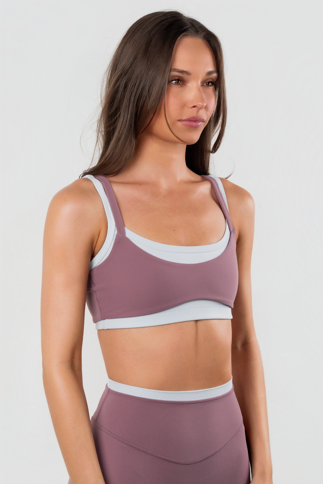 Cloud II™ Layered Bra - Earthy Plum