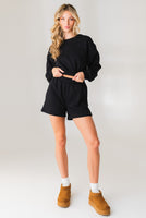 Vitality Cozy® Crop Crew - Midnight