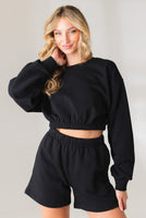 Vitality Cozy® Crop Crew - Midnight