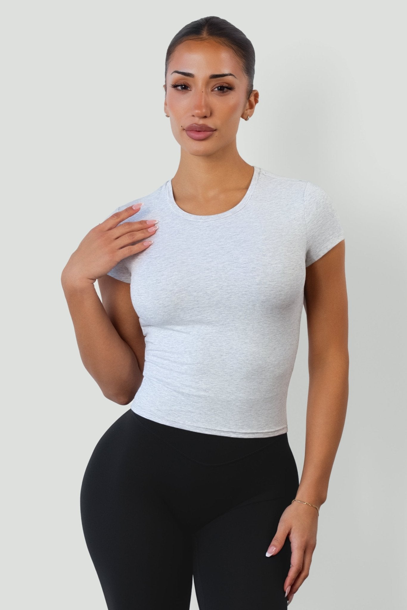 Vitality Basis® Full Tee - Heather Grey