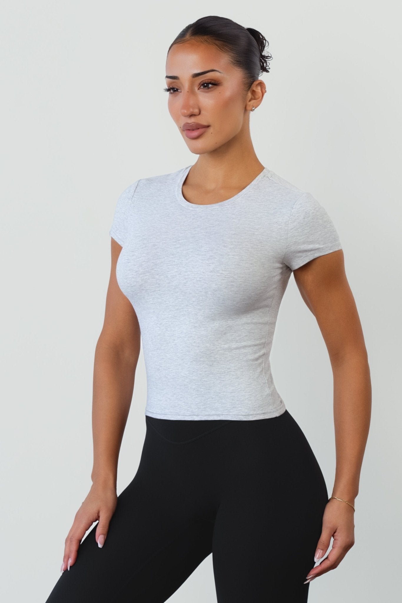 Vitality Basis® Full Tee - Heather Grey