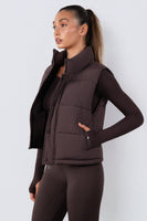 Vitality Puffer Vest - Espresso